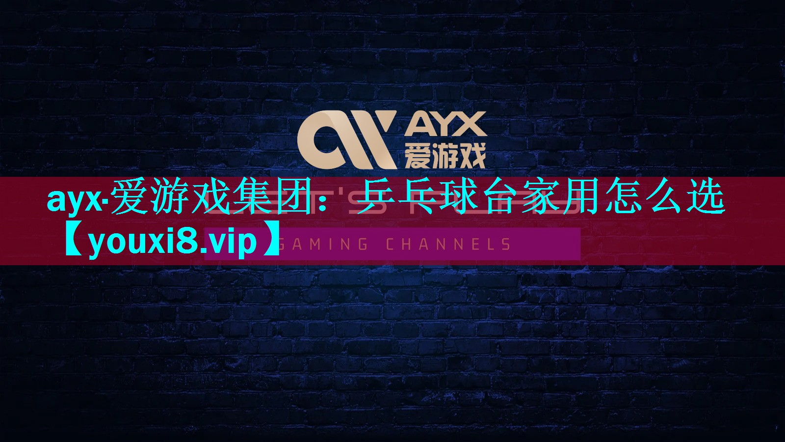 ayx·爱游戏集团：乒乓球台家用怎么选